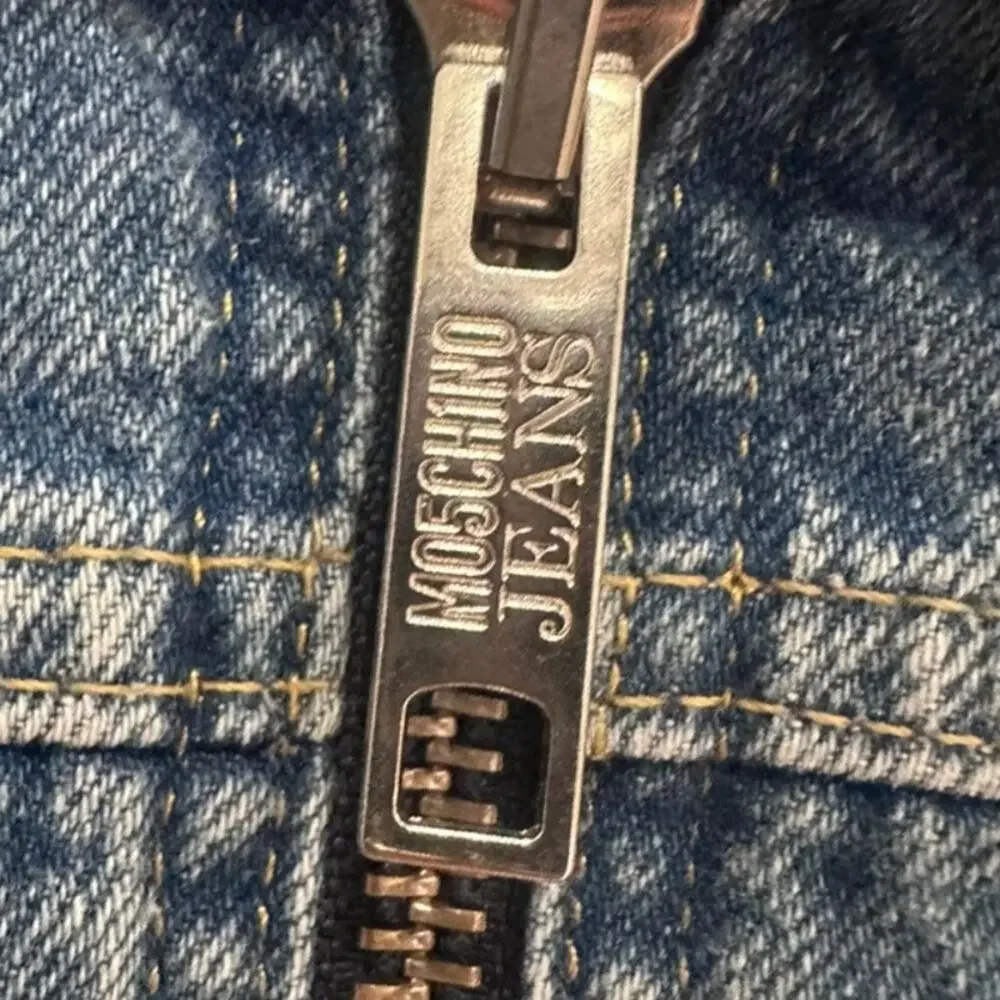 Moschino - Graphic Print Denim Cotton Jacket - Picture 9 of 11